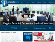 Tablet Screenshot of presentationsource.com